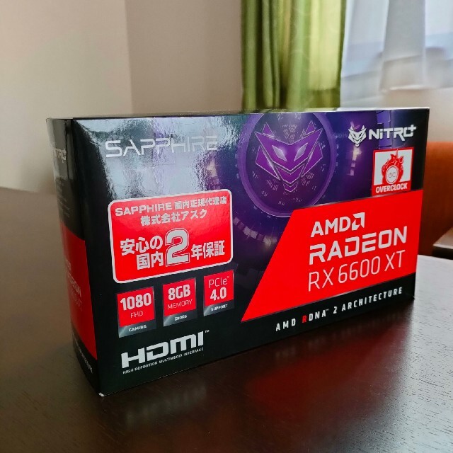 SAPPHIRE NITRO AMD RADEON RX 6600XT OC ☆日本の職人技☆ www.gold ...