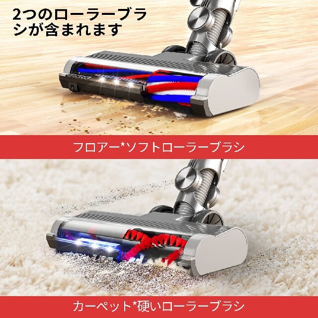新品 BuTure JR100 コードレス掃除機 赤の通販 by Papuru's shop｜ラクマ