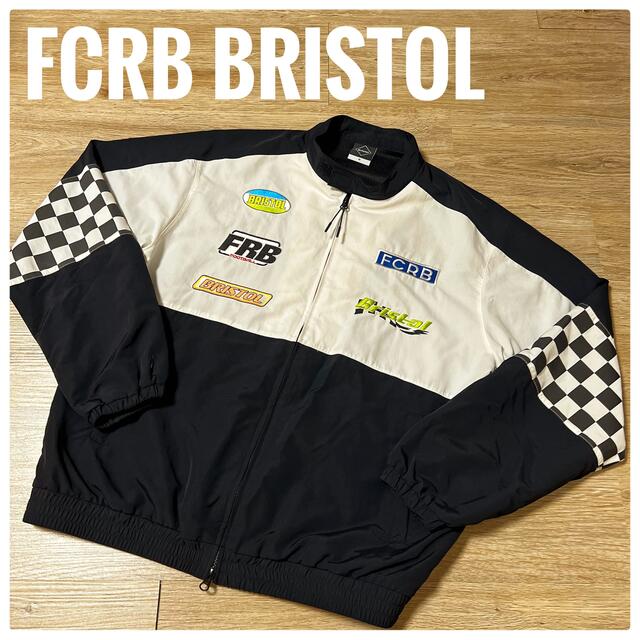 FCRB Bristol STRIPE ナイロン ジャケット デカロゴ ジャージ