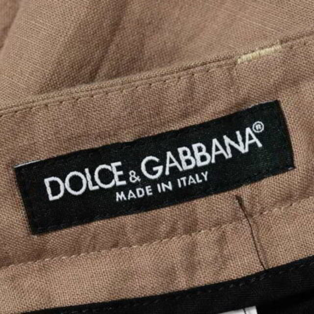 DOLCE&GABBANA(ドルチェアンドガッバーナ)のDOLCE&GABBANA ツータック リネンパンツ メンズのパンツ(その他)の商品写真