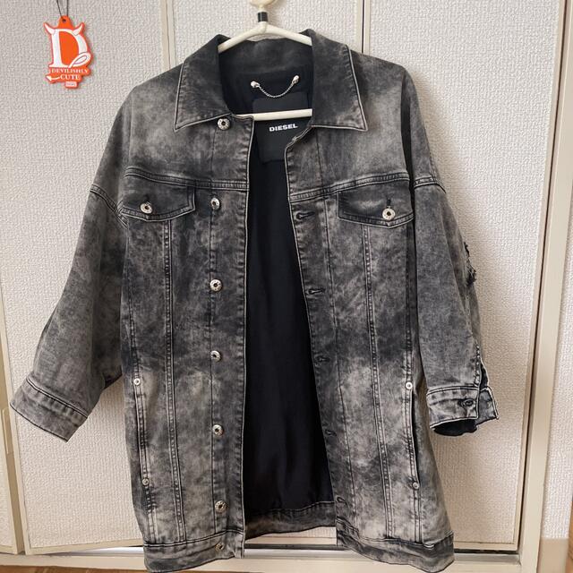 DIESEL  オーバーサイズフリルGジャン　xs レッスンバッグ