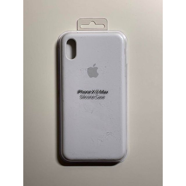 Apple(アップル)の【新品】純正 iPhone XS Max シリコンケース・ホワイト スマホ/家電/カメラのスマホアクセサリー(iPhoneケース)の商品写真