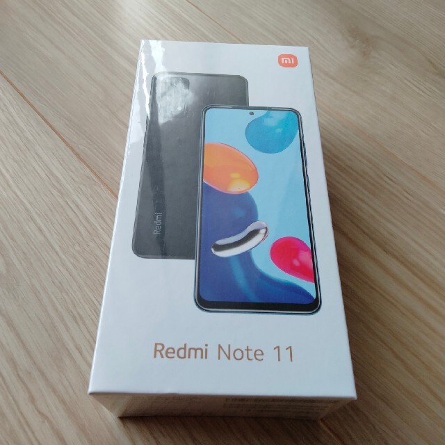 【未開封品】Redmi Note 11　グラファイトグレーUSBType-Cアウトカメラ