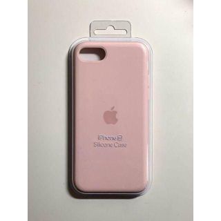 アップル(Apple)の【新品】純正 iPhone 7 / 8 / SE シリコンケース・ピンクサンド(iPhoneケース)