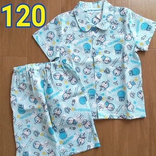 サンリオ(サンリオ)の[120]ドラえもん パジャマ 水色 半袖 半袖 上下セット(パジャマ)