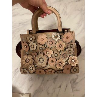 COACH - COACH コーチ ティーローズ ピンクベージュの通販 by