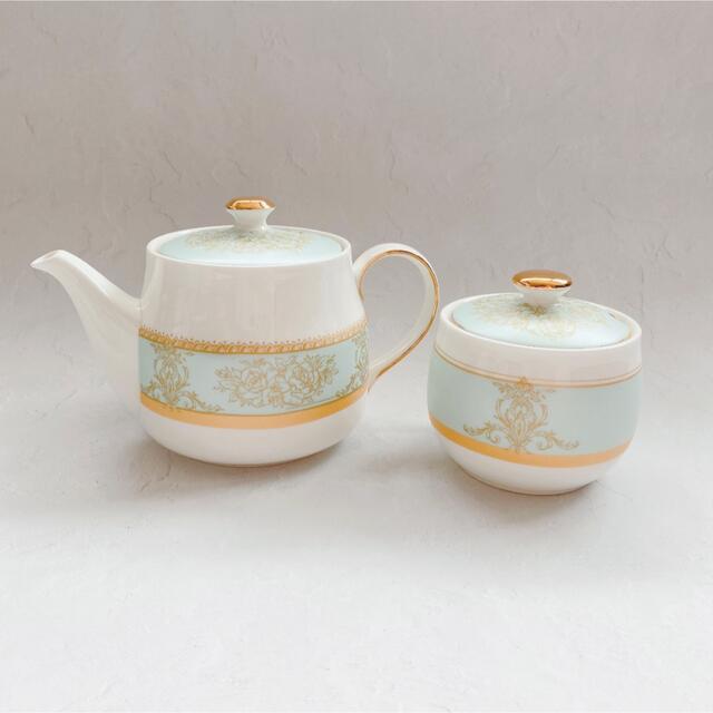【新品/未使用】《ハンドメイド》ポーセラーツ/ティーセット