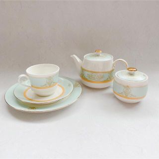 【新品/未使用】《ハンドメイド》ポーセラーツ/ティーセットの通販