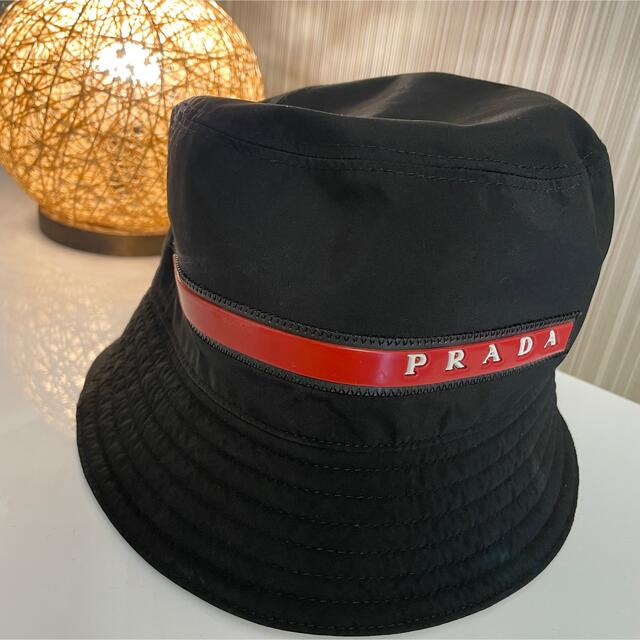 PRADA(プラダ)のPRADA バケットハット バケハ Mサイズ レディースの帽子(ハット)の商品写真