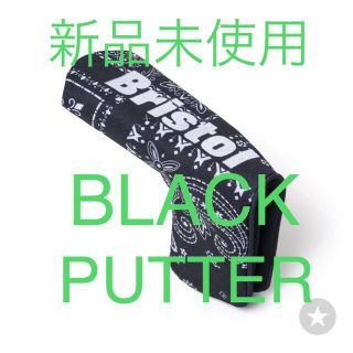 エフシーアールビー(F.C.R.B.)のFCRB PUTTER HEAD COVER バンダナ ブラック(その他)