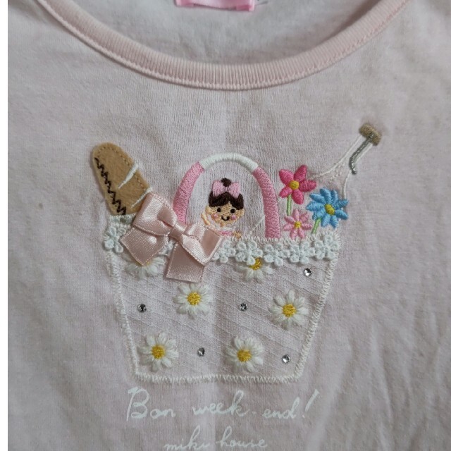 mikihouse(ミキハウス)のミキハウス　リーナちゃんTシャツ　120 キッズ/ベビー/マタニティのキッズ服女の子用(90cm~)(Tシャツ/カットソー)の商品写真