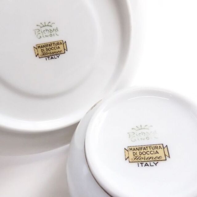 リチャードジノリ イタリアンフルーツ カップ&ソーサー 5客 SY3858F リチャードジノリ イタリアンフルーツ カップ&ソーサー 5客 SY3858F