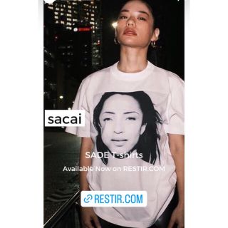 sacai SADE Tシャツ 新品未使用 ホワイト サイズ2 シャーデー sacai SADE Tシャツ 新品未使用 ホワイト サイズ2 シャーデー