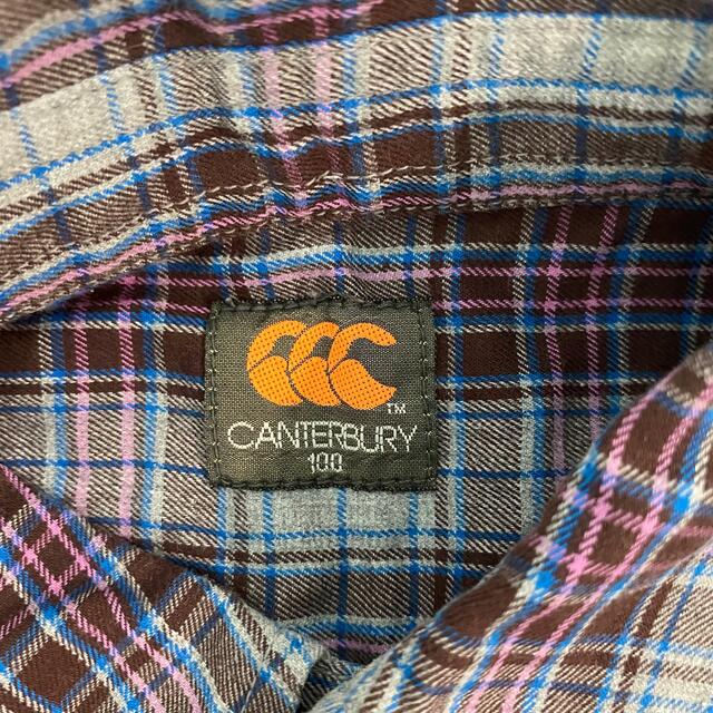 CANTERBURY(カンタベリー)のcanterbury   チェックシャツ   100cm キッズ/ベビー/マタニティのキッズ服男の子用(90cm~)(ブラウス)の商品写真