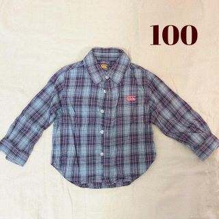 カンタベリー(CANTERBURY)のcanterbury   チェックシャツ   100cm(ブラウス)