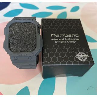 amBand Apple Watchバンド 44mm 42mm グレー(その他)