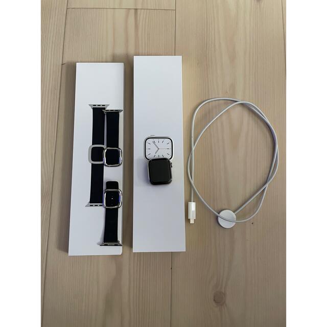 古典 Apple シルバーステンレス 41mm 7 Watch Apple - Watch 腕時計 ...