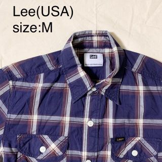 美品 ほぼ 未使用 未着用 Lee リー チェック ワークシャツ XL ゆるダボ