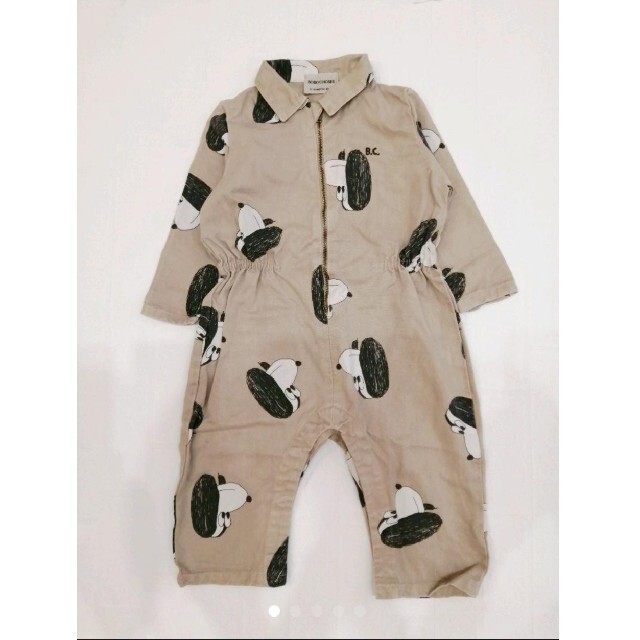 bobo chose(ボボチョース)のBOBO CHOSES Doggie All Over overall キッズ/ベビー/マタニティのベビー服(~85cm)(ロンパース)の商品写真