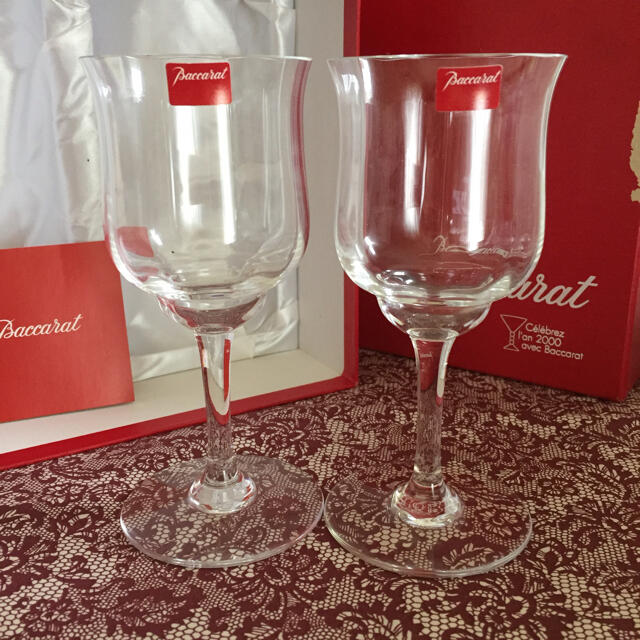 Baccarat(バカラ)の【Baccarat】バカラワイングラス 新品✨カプリ   2客 インテリア/住まい/日用品のキッチン/食器(グラス/カップ)の商品写真