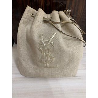 サンローラン(Saint Laurent)のイブサンローラン 巾着 キャンバス ショルダー バッグ (ショルダーバッグ)