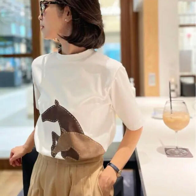 Drawer - seventen by mihokawahito ホースプリントTシャツの通販 by