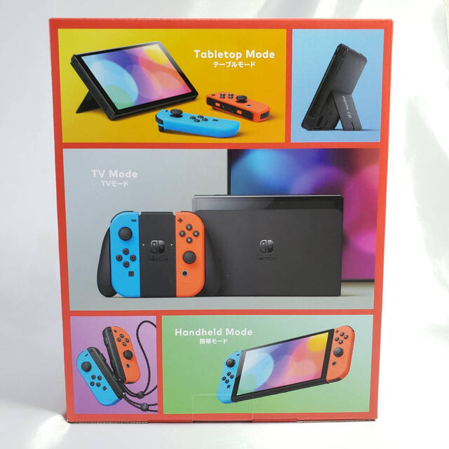 Nintendo Switch(ニンテンドースイッチ)の新品　未開封　9/8購入　NintendoSwitch 有機EL ネオン 本体 エンタメ/ホビーのゲームソフト/ゲーム機本体(家庭用ゲーム機本体)の商品写真