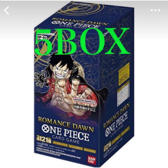 日本盤 ワンピースカードゲーム ロマンスドーン 5BOX Box/デッキ