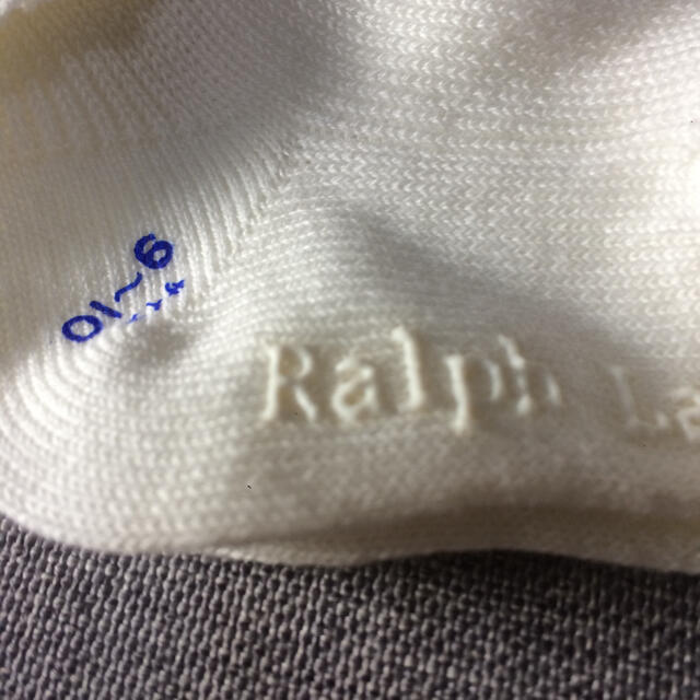 Ralph Lauren(ラルフローレン)のアルプス様専用 ラルフローレン ベビーソックス  9ー10センチ キッズ/ベビー/マタニティのこども用ファッション小物(靴下/タイツ)の商品写真