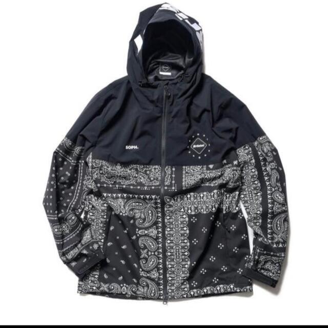 S ブラック　F.C.R.B. BANDANA TRAINING JACKET