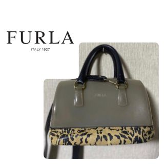 フルラ(Furla)のひろぴーのむすめ様　FURLA¨レオパード柄キャンディバッグ(ショルダーバッグ)