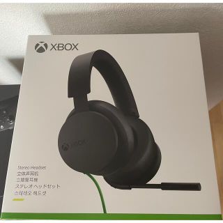 エックスボックス(Xbox)の新品未開封 Xbox ステレオ ヘッドセット ＋ エコバッグ付き！(ヘッドフォン/イヤフォン)