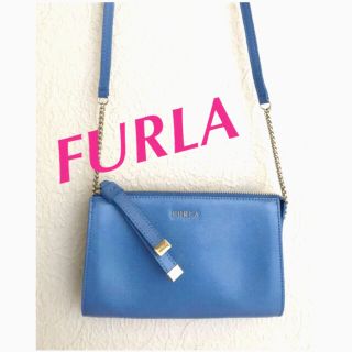 フルラ(Furla)のフルラ　斜め掛けok ショルダーバッグ　ブルー(ショルダーバッグ)