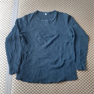 ユニクロ(UNIQLO)の秋冬物セール🔔ユニクロ長袖Tシャツ･黒Lサイズ(Tシャツ/カットソー(七分/長袖))