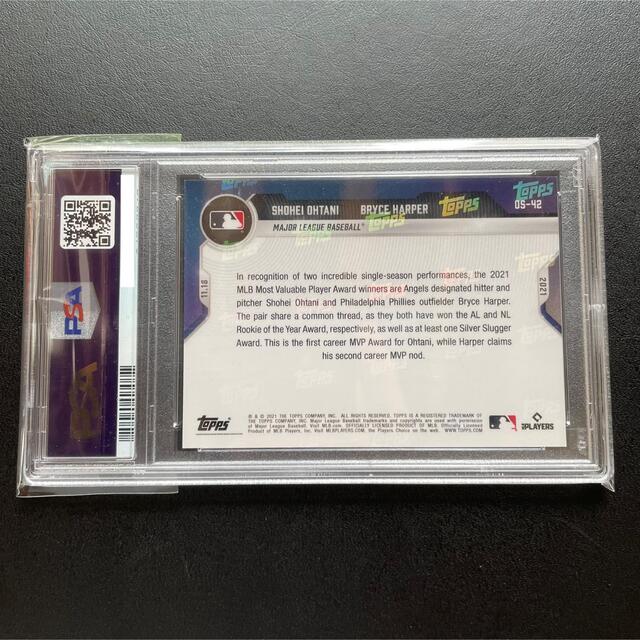 【PSA10鑑定済】大谷翔平 MVP 受賞記念 カード topps now エンタメ/ホビーのトレーディングカード(シングルカード)の商品写真