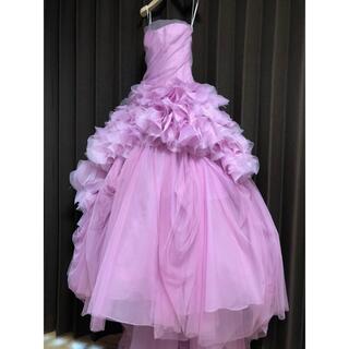 【お値下げ】美品Vera Wang pink hayley US6(ウェディングドレス)