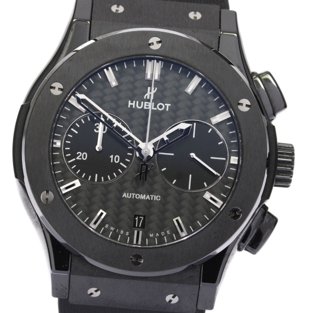 HUBLOT(ウブロ)の☆美品★箱・保証書付き【HUBLOT】ウブロ クラシックフュージョン ブラックマジック クロノグラフ 521.CM.1770.RX 自動巻き メンズ_706413 メンズの時計(腕時計(アナログ))の商品写真