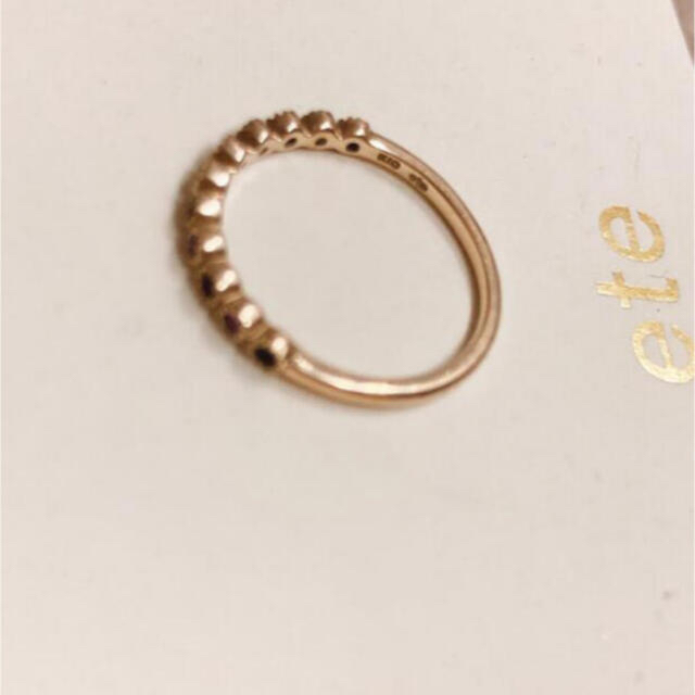 ete(エテ)のお値下げ中❤️ete ❤️ピンキーリング  1号 レディースのアクセサリー(リング(指輪))の商品写真