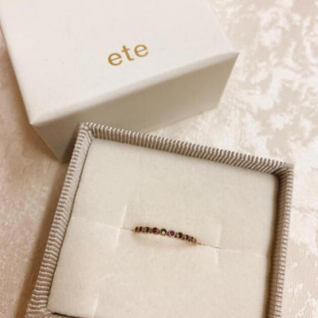 ete(エテ)のお値下げ中❤️ete ❤️ピンキーリング  1号 レディースのアクセサリー(リング(指輪))の商品写真