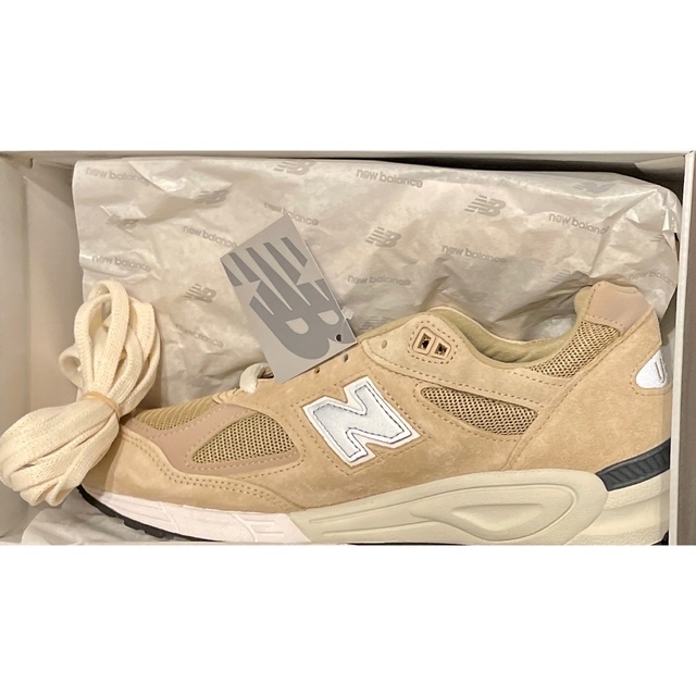 Kith × New Balance 990V2 "Tan" 27cm