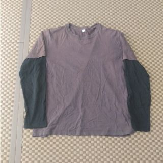 ユニクロ(UNIQLO)の秋冬物セール🔔ユニクロラグラン切り替え長袖TシャツXLサイズ(Tシャツ/カットソー(七分/長袖))