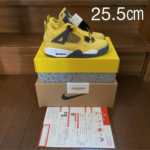 メンズ新品　Nike Air Jordan 4 "Tour Yellow" 25.5㎝
