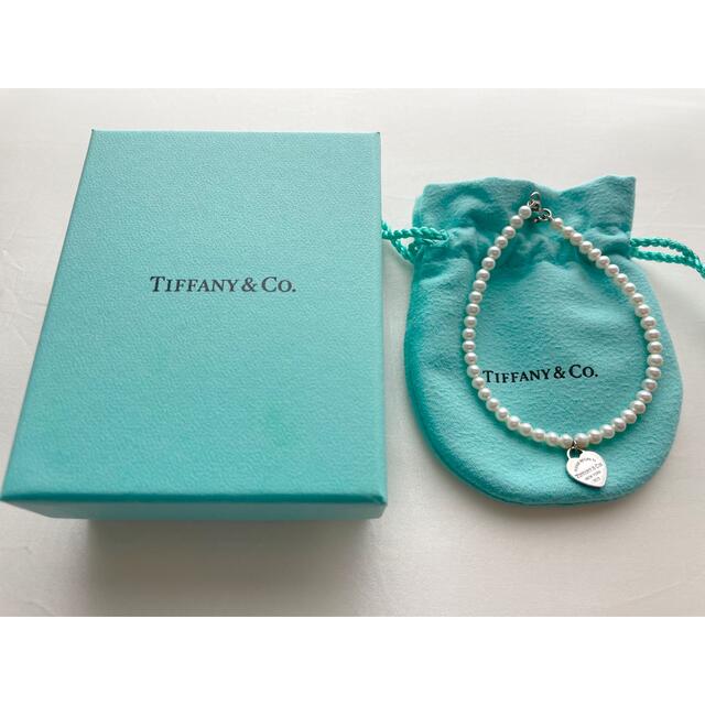 Tiffany ティファニー　パールブレスレット　ハート