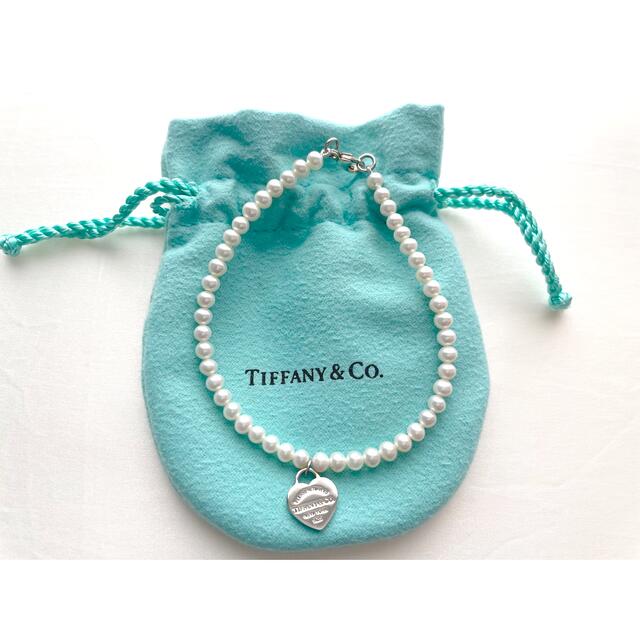 Tiffany ティファニー　パールブレスレット　ハート