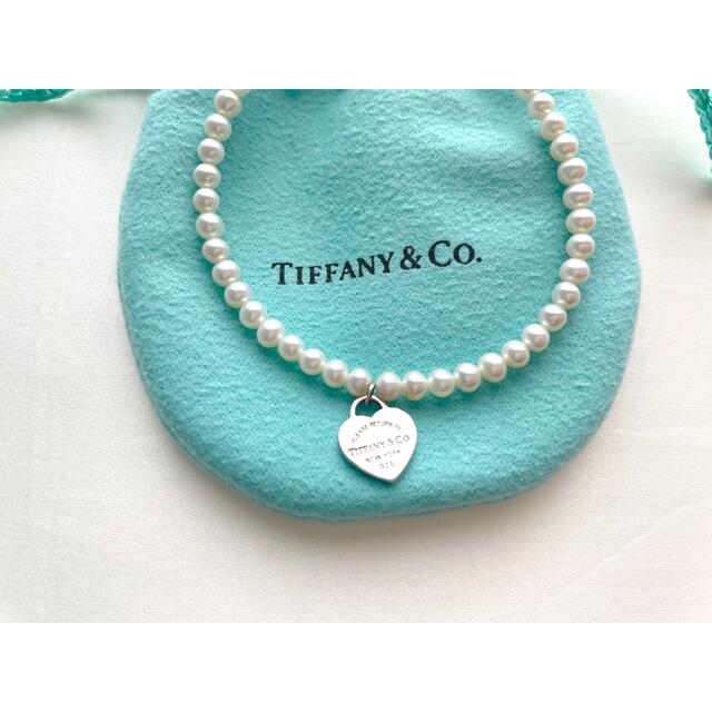 Tiffany & Co.(ティファニー)のTiffany ティファニー　パールブレスレット　ハート レディースのアクセサリー(ブレスレット/バングル)の商品写真
