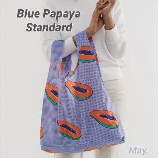 バグゥ(BAGGU)の【BAGGU】ブルー パパイヤ スタンダード Blue Papaya バグー(エコバッグ)