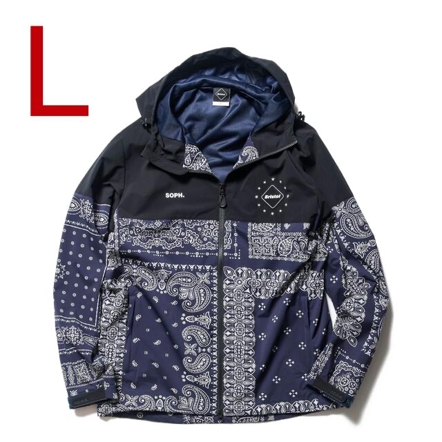 ナイロンジャケットF.C.R.B. BANDANA TRAINING JACKET NAVY L