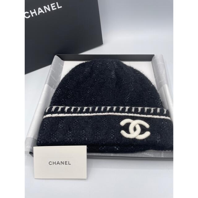 CHANEL - 新作新品未使用 シャネル ニットキャップ ビーニー ユニ CHANEL - 新作新品未使用 シャネル ニットキャップ ビーニー ユニ