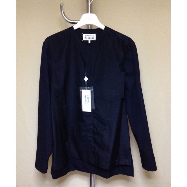 Maison Margiela（旧Maison Martin Margiela） - 新品 XS 定価10.5万 20ss マルジェラ ノーカラー シャツ 1309