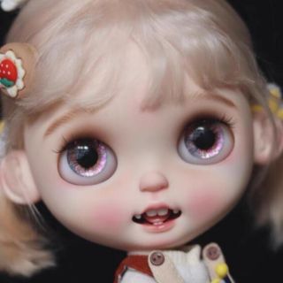 カスタムブライス カスタムドール 海外作家様 かわいい 笑顔 幼い(人形)